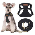 Puppytie xs Dog Harness with Multifunction Dog Leash,Soft Adjustable No Choke Escape Proof Pet Harness Vest,red-Camellia,XS
