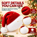 Christmas Santa Hat Hats for Adults Thicken Soft Comfort Adult Headwear Costume Headband Accessories Xmas Holiday Decorations New Year Party Favors Elf Hair Gorros De Navidad Para Adultos