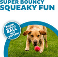 Outward Hound Squeaker Ballz – Squeaky Tennis Balls for Dogs Under 50 lbs, Interactive Dog Toy for Fetch & Training, Medium (2.5"), 4‑Pack