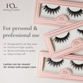 House of Lashes Iconic False Eyelashes - Comfortable Fake lashes for Bold Daring Look, Easy and Reusable Faux Mink Lashes for All Eye Shapes