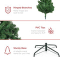 Best Choice Products Artificial Christmas Tree, 12ft Premium Unlit Realistic Spruce Holiday Décor w/Dense Branches, Easy Assembly, Metal Base - Green Spruce
