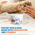 Palmer's for Pets Cocoa Butter Paw Pad and Nose Balm for Dogs, Fragrance Free Dog Skin Soother with Vitamin E for Dry Paws and Noses, Plant Based Formula, 3.5 Oz