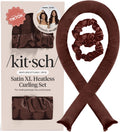 Kitsch Satin Heatless Curls Overnight Set - Sunset Tie Dye