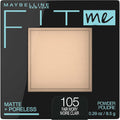 Maybelline Fit Me Matte + Poreless Pressed Face Powder Makeup & Setting Powder, Coconut, 1 Count