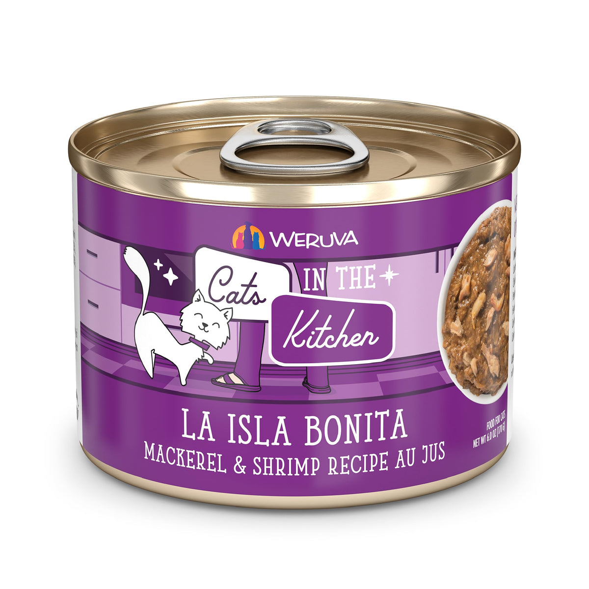 Weruva Cats in The Kitchen, Kitchen Cuties Variety Pack, Wet Cat Food, 3.2oz Can (Pack of 12)