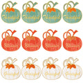 Turkey Napkin Rings Set of 12 Thanksgiving Gold Napkin Holders
