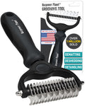 Maxpower Planet Original Pet Grooming Rake - Double-Sided Deshedding Dematting Tool, Undercoat Rake for Dogs & Cats, Extra-Wide Dog Grooming Brush & Deshedder Comb for Long Hair, Reduces Shedding 95%