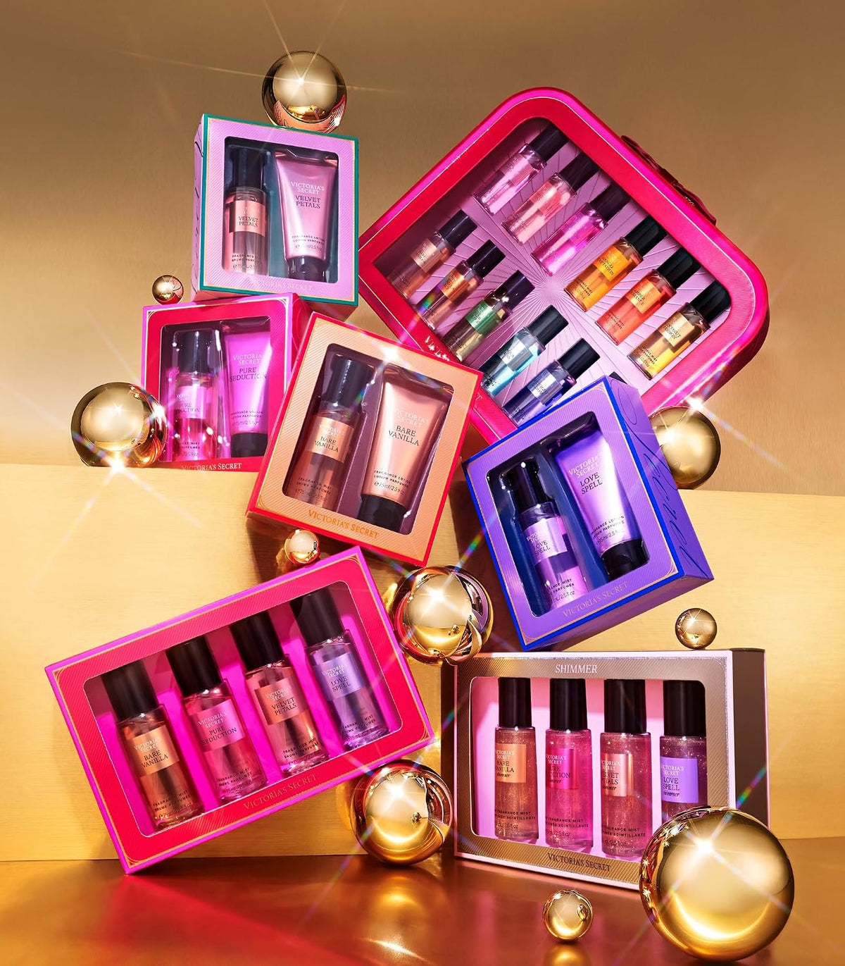 Victoria's Secret Mist Collection 4 Piece Mini Mist Gift Set