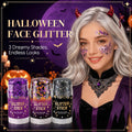 Halloween Body Glitter Stick for Face and Hair, Bat Cross Ghosts Sequins