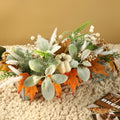 20" Harvest Fall Wreath for Front Door,Pumpkins Berries Autumn Wreaths