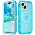 Follaroma Magnetic for iPhone 16 Plus Case, Heavy Duty Phone Cases, Clear