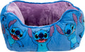 Disney Dog Bed, Stitch Poses Blue, Cuddler