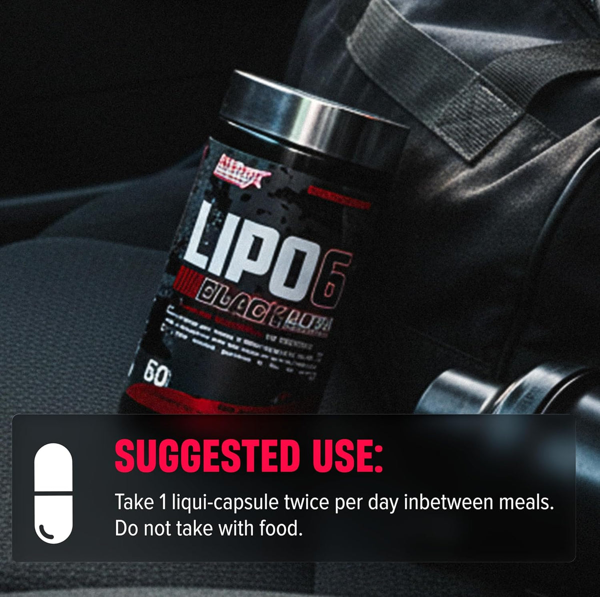 Nutrex Research Lipo-6 Black Ultra Concentrate | Thermogenic Energizing Fat Burner Supplement, Increase Weight Loss, Energy & Intense Focus |Capsule, 60Count