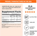NatureWise CLA 1250 - Conjugated Linoleic Acid Supplement for Women and Men, Not Stimulating, Supports Healthy Weight, Fitness Goals - Non-GMO, Gluten Free - 180 Softgels[2-Month Supply]
