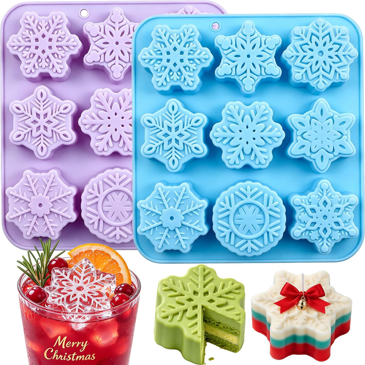 Fall Silicone Molds, Autumn Molds 3 Pack Silicone Pumpkin Thanksgiving Mold