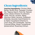 Cat Skin & Coat Supplement Crunchy Creamy Chews - Salmon Oil for Cats Omega 3 Itchy Dry Skin Relief - Feline Shedding Control - Biotin Vitamins for Indoor Cats Shiny Soft Coat (30-Day Supply)