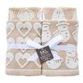 SKL Home Seasonal Jacquard Hand Towel Gift Set, 6 Count, Multicolored