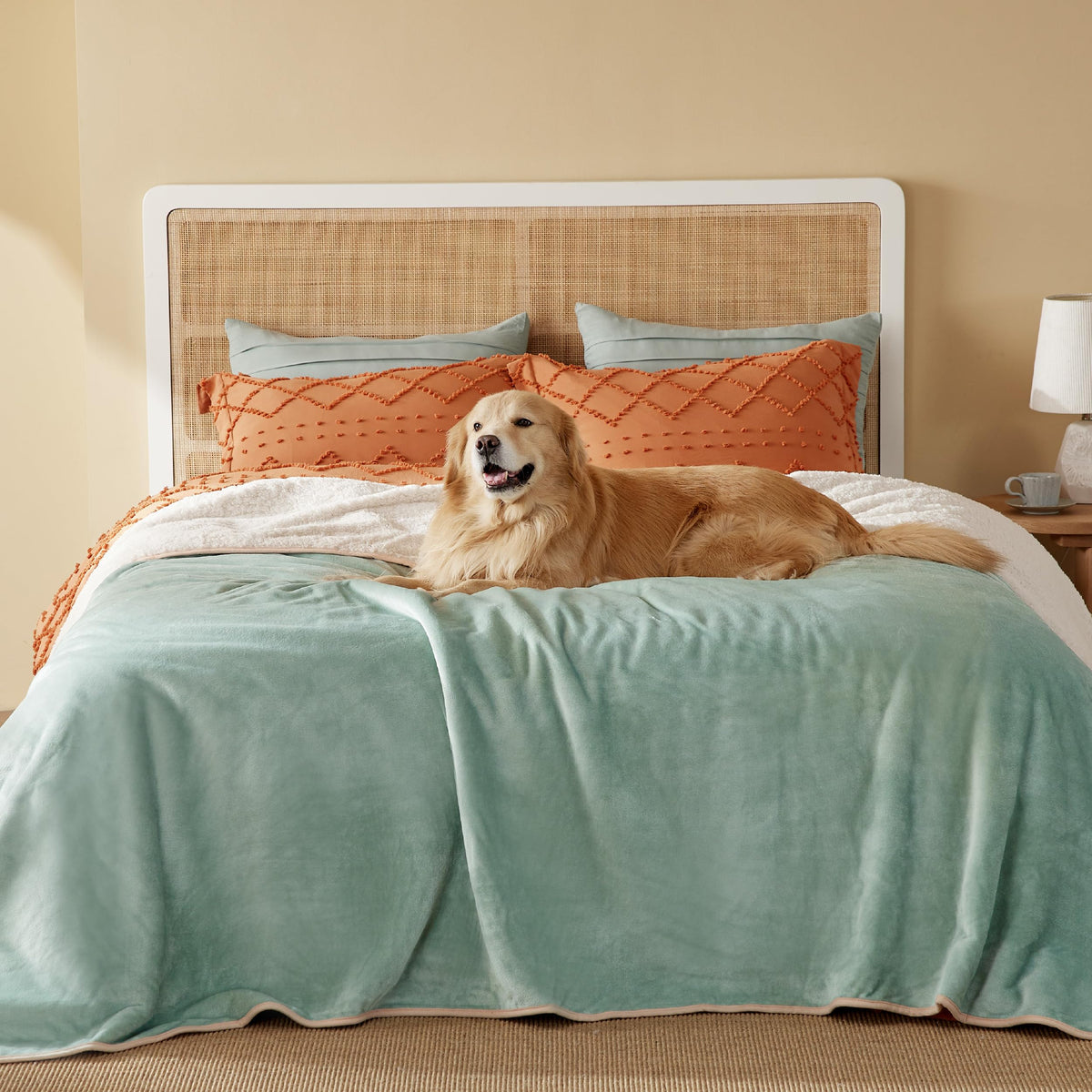 Bedsure Waterproof Dog Blankets for Small Dogs Soft Cat Blanket Warm,25X35