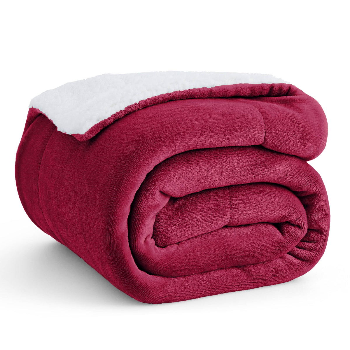 Bedsure GentleSoft Sherpa Fleece Blanket Queen Size for Bed, Non-Heated, Thick and Warm Throw for Women and Men, Soft Fuzzy Plush Queen Blanket for Winter, Brown, 90x90 Inches