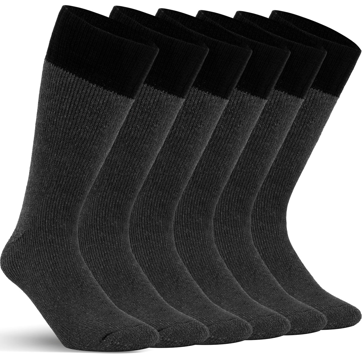 Alvada Mens Merino Wool Crew Socks Thermal and Warm Socks for Winter Work Hiking Running 3 Pairs