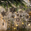 Crystal Ornaments for Christmas Tree Winter Wonderland Decorations