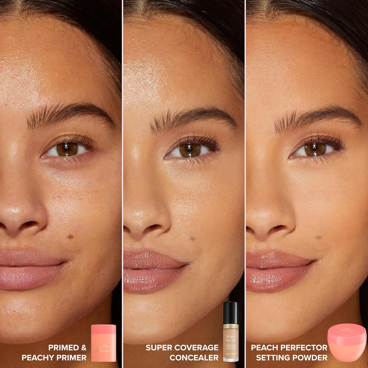 Too Faced Peach Perfector Loose Setting Powder | Translucent, Light Weight, Setting Powder Makeup for Oil Control & Shine Free Finish