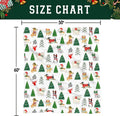 Christmas Dog Tree Blanket Soft Cozy Lightweight Xmas Throw Blanket for Couch Sofa Bed Living Room Home Decor for Boys Girls Kids Adults Gift 50x60 inch