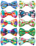 PET SHOW 10 Pack Fall Dog Bowties for Large Dogs Sliding on Collar