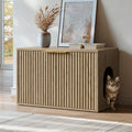 Evermagin 31.5" Cat Litter Box Enclosure Furniture