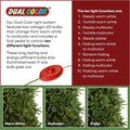 National Tree Company 7.5ft Pre-Lit Dunhill Fir Artificial Christmas Tree