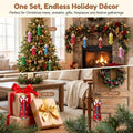 18Pcs Colorful Angel Christmas Ornaments