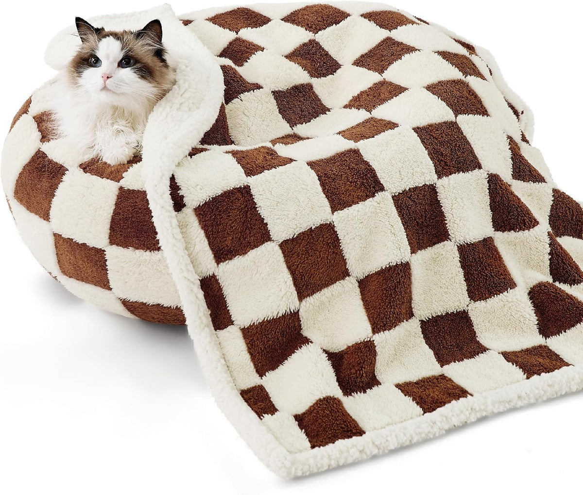 LE SURE Waterproof Dog Blankets for Small Dogs Cute Cozy 3D Jacquard,25x35