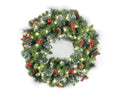 National Tree Company 24in Pre-Lit Crestwood Spruce Christmas Wreath