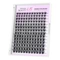 VEYESBEAUTY Lash Clusters Individual Eyelash Extensions Thin & Invisible Band DIY False Eyelashes for Self-application Newbie's Five-Second Series Wispy Lash Tray, Dreamy 8-16mm Mixed Length
