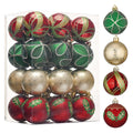 Valery Madelyn 24ct Christmas Ornaments Tree Decorations Set 2.36 Inch