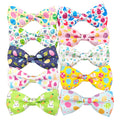 PET SHOW 10 Pack Fall Dog Bowties for Large Dogs Sliding on Collar