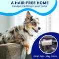 Pat Your Pet Deshedding Dog Brush For Shedding – Cat Brushes For Indoor Cats, Double-Sided Cat Brush Deshedding & Grooming Tool For Long Haired And Short Haired Dogs, Skin-Friendly