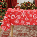 Rectangle Waterproof Vinyl Table Cloth, Wipeable Tablecloth with Flannel Backing, Plastic Table Cover for Fall, Thanksgiving (Pumpkin, 52" x 70")
