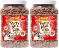 Purina Friskies Natural Cat Treats Party Mix Natural Yums With Real Salmon and Added Vitamins, Minerals and Nutrients - 20 Oz. Canister