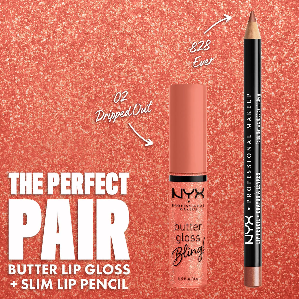 NYX PROFESSIONAL MAKEUP Slim Lip Pencil, Long-Lasting Creamy Lip Liner - Ever