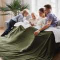 Bedsure GentleSoft Sherpa Fleece Blanket Queen Size for Bed, Non-Heated, Thick and Warm Throw for Women and Men, Soft Fuzzy Plush Queen Blanket for Winter, Brown, 90x90 Inches