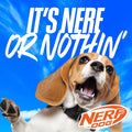 Nerf Dog Tennis Ball Blaster Dog Toy Blue/Orange, 16 Inch Compact Blaster with 1 Ball