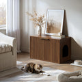 Evermagin 31.5" Cat Litter Box Enclosure Furniture