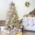 Sea Team 30-Pack Clear Christmas Ball Ornaments with Fillers, Champagne