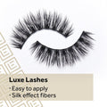 Eylure Luxe Silk Marquise Reusable Eyelashes, Adhesive Included, 1 Pair
