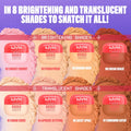 NYX PROFESSIONAL MAKEUP Wonder Snatch Setting Powder, Lifting Loose Powder With Up To 16HR Wear - Cheeky Cherry (Brightening Pink)