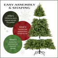 National Tree Company 7.5ft Pre-Lit Dunhill Fir Artificial Christmas Tree