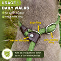 Fida Durable Slip Lead, 6 FT x 1/2" Heavy Duty Loop Leash, Comfortable Strong Rope for Large, Medium Dogs, No Pull Pet Training with Highly Reflective, Green