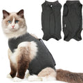 Hpetppy Cat Recovery Suit for Spay Abdominal Wounds, Kitten Onesie Bodysuit for Cats After Surgery, Cat Surgery Recovery Suit Female Cone of Shame Alternative for Cats Anti Licking (Pink,M)