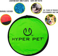 Hyper Pet Flippy Flopper Flying Disc Soft Dog Toy 9 Inch, Floats, 2 Pack | Safe on teeth for all breeds, stays on the water surface for pool and lake fetch games, colors may vary with every order